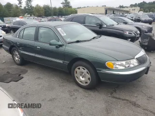 1998 Lincoln Continental with VIN 1LNFM97V9WY635860, listed as a Copart auction lot 72859264 with 91,632 mi miles and Clean Title. Bid and sale history available at carsss.com. Image 4.