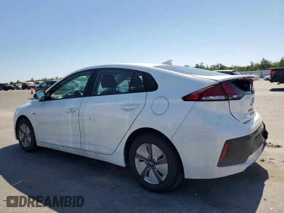 2020 Hyundai Ioniq Blue with VIN KMHC65LC8LU240520, listed as a Copart auction lot 61002695 with 75,405 mi miles and Salvage title. Bid and sale history available at DreamBid. Image 2.