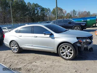 2019 Chevrolet Impala Premier with VIN 1G1105S37KU123162, listed as a IAAI auction lot 41028244 with 107,872 mi miles. Bid and sale history available at carsss.com. Image 14.