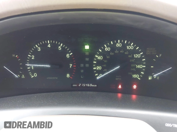 1995 Lexus LS 400 z VIN JT8UF22E4S0012626, wystawiony jako IAAI lot #42487777 z przebiegiem 215 469 mil mil oraz . Historia ofert i sprzedaży dostępna na DreamBid. Obrazek 7.