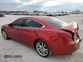 2016 Mazda 6 i Touring with VIN JM1GJ1V55G1483981, listed as a Copart auction lot 50818435 with 101,723 mi miles and Salvage Title. Bid and sale history available at DreamBid. Image 2.