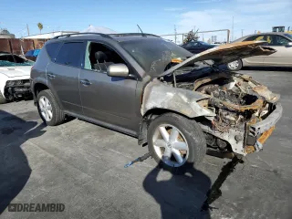 2004 Nissan Murano SL with VIN JN8AZ08W74W337338, listed as a Copart auction lot 77110184 with 0 mi miles and Non Repairable. Bid and sale history available at carsss.com. Image 4.