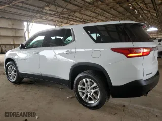 2018 Chevrolet Traverse LS with VIN 1GNERFKW0JJ257274, listed as a Copart auction lot 53170505 with 113,348 mi miles and Clean Title. Bid and sale history available at carsss.com. Image 2.