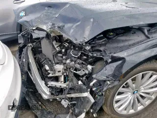 2018 BMW 7 Series 750i with VIN WBA7F0C56JGM22669, listed as a Copart auction lot 53783600 with 0 mi miles. Bid and sale history available at carsss.com. Image 9.