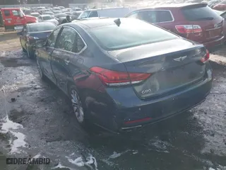 2017 Genesis G80 3.8L with VIN KMHGN4JE9HU172027, listed as a IAAI auction lot 41283091 with 169,015 mi miles. Bid and sale history available at carsss.com. Image 3.