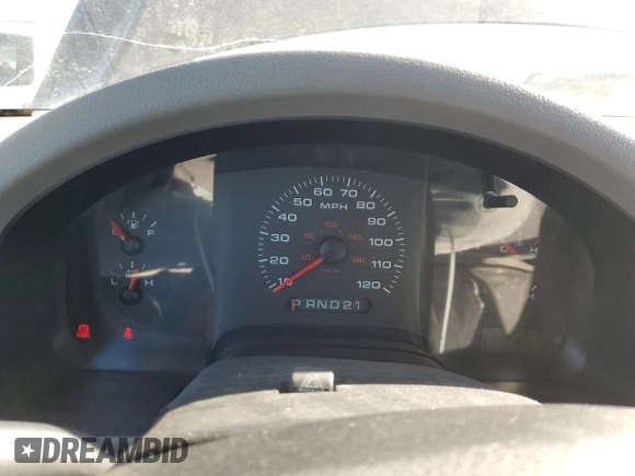 2005 Ford F-150 STX with VIN 1FTRX14WX5NA48994, listed as a Copart auction lot 46695035 with 253,055 mi miles and Salvage Title. Bid and sale history available at carsss.com. Image 9.