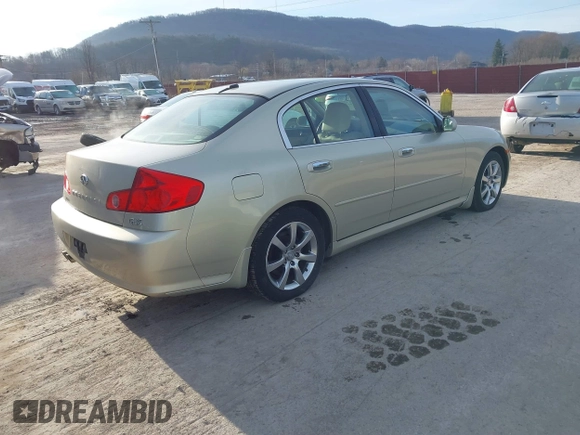 2005 Infiniti G35 z VIN JNKCV51E25M219854, wystawiony jako IAAI lot #41798749 z przebiegiem 221 085 mil mil oraz . Historia ofert i sprzedaży dostępna na DreamBid. Obrazek 4.