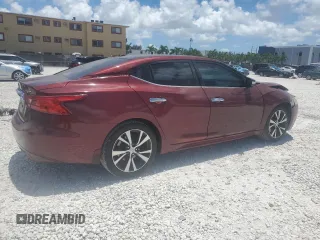 2016 Nissan Maxima SR with VIN 1N4AA6AP7GC395180, listed as a Copart auction lot 62188675 with 63,294 mi miles and Salvage title. Bid and sale history available at DreamBid. Image 3.