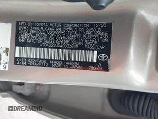 2004 Toyota Prius with VIN JTDKB22UX40033849, listed as a IAAI auction lot 41670061 with 299,999 mi miles and . Bid and sale history available at DreamBid. Image 9.