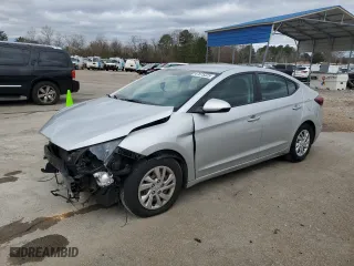 2019 Hyundai Elantra SE with VIN 5NPD74LF4KH422461, listed as a Copart auction lot 47875325 with 122,797 mi miles and Salvage Title. Bid and sale history available at carsss.com. Image 1.