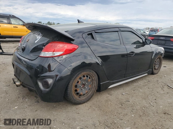 2013 Hyundai Veloster Turbo z VIN KMHTC6AE7DU152689, wystawiony jako Copart lot #51569125 z przebiegiem 102 152 mil mil oraz Szkoda całkowita • Salvage title. Historia ofert i sprzedaży dostępna na DreamBid. Obrazek 3.