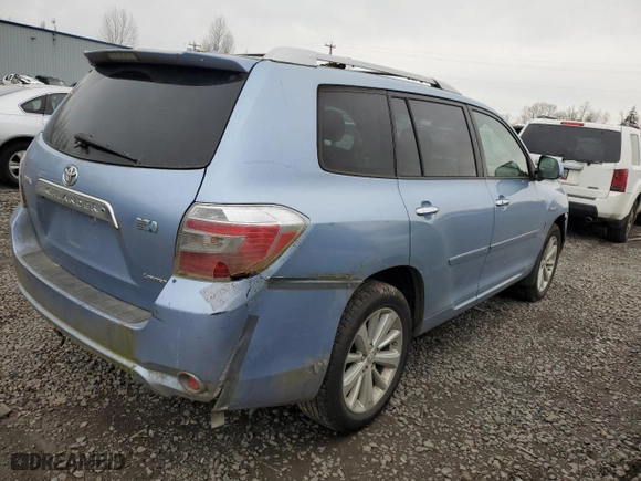 2009 Toyota Highlander Hybrid Limited with VIN JTEEW44A392032727, listed as a Copart auction lot 49737865 with 199,716 mi miles and Clean Title. Bid and sale history available at carsss.com. Image 3.