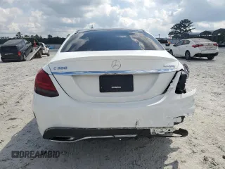 2021 Mercedes-Benz C 300 with VIN W1KWF8EB4MR651866, listed as a Copart auction lot 57775215 with 58,641 mi miles and Non repairable. Bid and sale history available at DreamBid. Image 6.