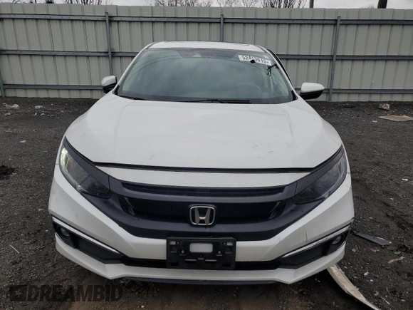 2021 Honda Civic Sedan EX with VIN 19XFC1F35ME200927, listed as a Copart auction lot 52483615 with 44,346 mi miles and Salvage Title. Bid and sale history available at carsss.com. Image 5.