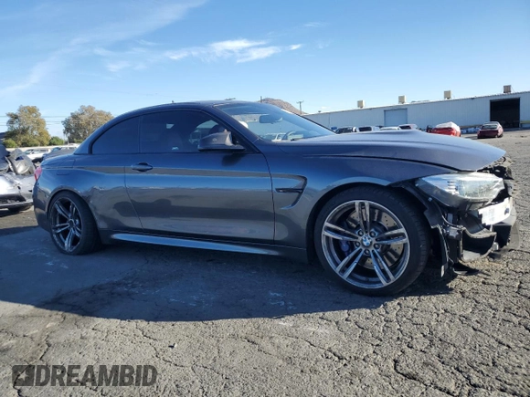 2016 BMW M4 with VIN WBS3U9C52GP968608, listed as a Copart auction lot 82890884 with 95,074 mi miles and Salvage Title. Bid and sale history available at carsss.com. Image 4.