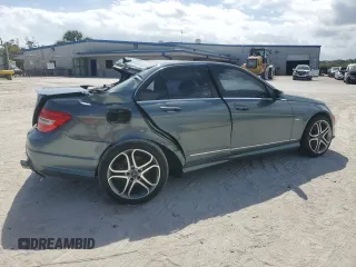 2012 Mercedes-Benz C 350 Sport with VIN WDDGF5HB8CR216801, listed as a Copart auction lot 47531855 with 125,259 mi miles and Non Repairable. Bid and sale history available at DreamBid. Image 3.