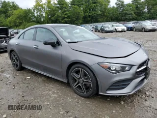 2022 Mercedes-Benz CLA 250 with VIN W1K5J4HB7NN263909, listed as a Copart auction lot 66138673 with 46,408 mi miles and . Bid and sale history available at DreamBid. Image 4.
