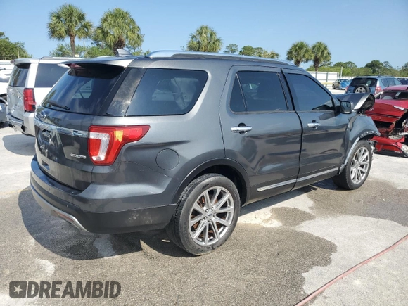 2016 Ford Explorer Limited with VIN 1FM5K7F8XGGB98539, listed as a Copart auction lot 82752454 with Not Provided miles and Salvage Title. Bid and sale history available at DreamBid. Image 3.