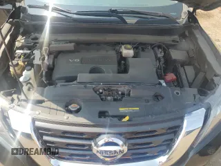 2018 Nissan Pathfinder Platinum with VIN 5N1DR2MM8JC612801, listed as a Copart auction lot 60176455 with 77,614 mi miles and Salvage title. Bid and sale history available at DreamBid. Image 11.