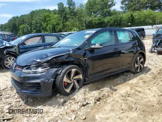 2020 Volkswagen Golf GTI S with VIN 3VW6T7AUXLM005006, listed as a Copart auction lot 64159094 with 38,517 mi miles and Salvage Title. Bid and sale history available at carsss.com. Image 1.