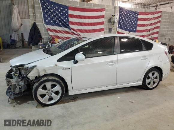 2012 Toyota Prius One with VIN JTDKN3DUXC5519864, listed as a Copart auction lot 43366925 with 209,021 mi miles and Salvage Title. Bid and sale history available at carsss.com. Image 1.