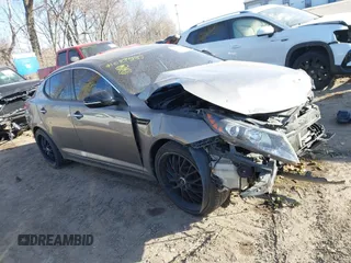 2013 Kia Optima SX with VIN 5XXGR4A66DG232251, listed as a IAAI auction lot 41029585 with 82,767 mi miles and . Bid and sale history available at DreamBid. Image 1.