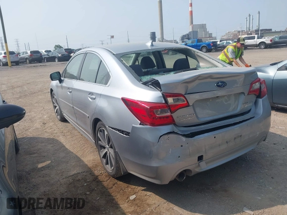 2017 Subaru Legacy Limited with VIN 4S3BNAN67H3040938, listed as a IAAI auction lot 42396552 with 101,100 mi miles and . Bid and sale history available at DreamBid. Image 3.