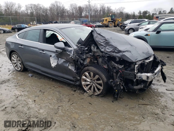 2018 Audi A5 Sportback Premium Plus with VIN WAUBNCF57JA011200, listed as a Copart auction lot 81883353 with Not Provided miles. Bid and sale history available at carsss.com. Image 4.