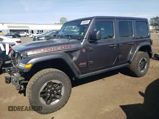 2019 Jeep Wrangler Unlimited Rubicon with VIN 1C4HJXFG2KW662384, listed as a Copart auction lot 54538255 with 78,568 mi miles and Salvage title. Bid and sale history available at DreamBid. Image 1.