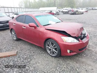 2008 Lexus IS 250 with VIN JTHBK262085061532, listed as a IAAI auction lot 41931577 with 244,834 mi miles. Bid and sale history available at carsss.com. Image 1.