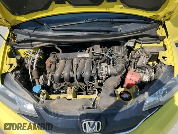 2015 Honda Fit EX-L with VIN 3HGGK5H86FM747285, listed as a Copart auction lot 53034715 with 102,236 mi miles and Salvage Title. Bid and sale history available at DreamBid. Image 12.