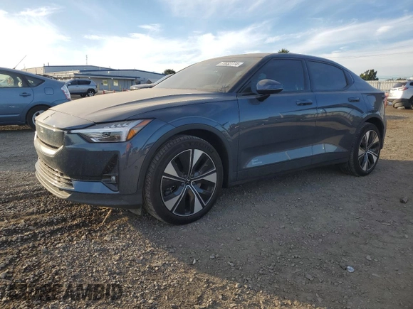 2024 Polestar 2 with VIN YSMFD3KA1RL211844, listed as a Copart auction lot 77032774 with 23,390 mi miles and Salvage Title. Bid and sale history available at carsss.com. Image 1.
