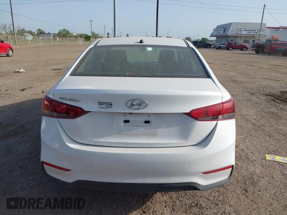2022 Hyundai Accent SE with VIN 3KPC24A69NE169448, listed as a IAAI auction lot 41849350 with 17,802 mi miles. Bid and sale history available at carsss.com. Image 16.