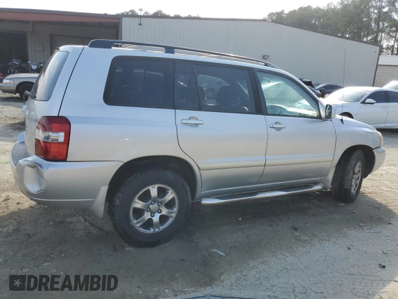 2005 Toyota Highlander with VIN JTEEP21A950099585, listed as a Copart auction lot 49118165 with 291,981 mi miles and Salvage Title. Bid and sale history available at DreamBid. Image 3.