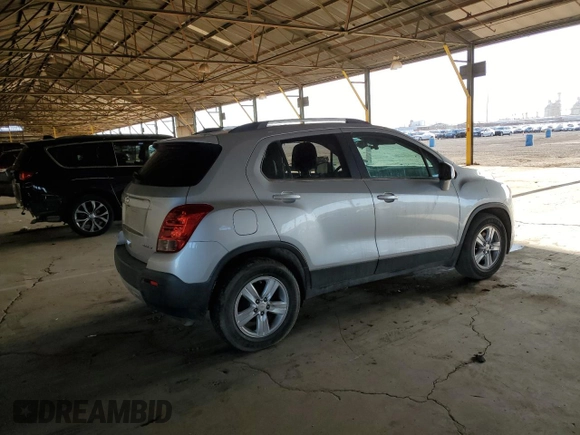 2015 Chevrolet Trax LT with VIN KL7CJLSBXFB228768, listed as a Copart auction lot 54906025 with 133,057 mi miles and Clean Title. Bid and sale history available at carsss.com. Image 3.