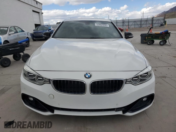 2014 BMW 4 Series 428i with VIN WBA3N7C58EK220123, listed as a Copart auction lot 53662895 with 140,330 mi miles and Salvage Title. Bid and sale history available at carsss.com. Image 5.