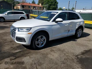 2018 Audi Q5 Premium Plus with VIN WA1BNAFY2J2088000, listed as a Copart auction lot 58968805 with 57,901 mi miles and Salvage title. Bid and sale history available at DreamBid. Image 1.