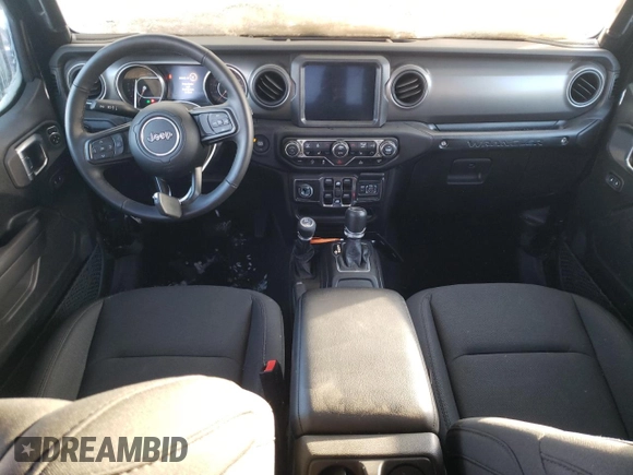 2023 Jeep Wrangler Sport S with VIN 1C4HJXDG3PW646818, listed as a Copart auction lot 77016834 with 12,118 mi miles and Clean Title. Bid and sale history available at DreamBid. Image 8.