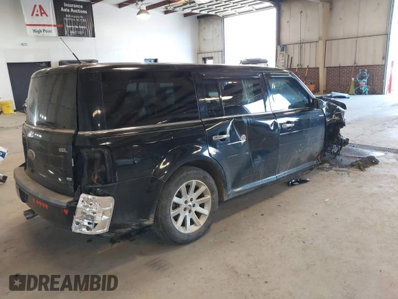 2009 Ford Flex SEL with VIN 2FMEK62C59BA22352, listed as a IAAI auction lot 41537506 with 1 mi miles. Bid and sale history available at carsss.com. Image 4.