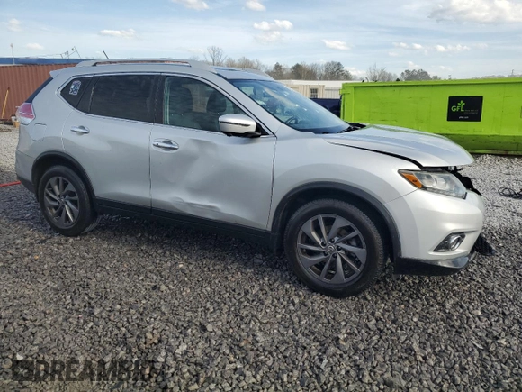 2016 Nissan Rogue SV with VIN 5N1AT2MT7GC813769, listed as a Copart auction lot 49674465 with 130,693 mi miles and Salvage Title. Bid and sale history available at carsss.com. Image 4.