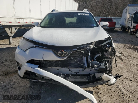 2018 Toyota RAV4 XLE with VIN JTMRFREV7JJ741076, listed as a Copart auction lot 45454135 with 128,402 mi miles and Salvage Title. Bid and sale history available at carsss.com. Image 5.