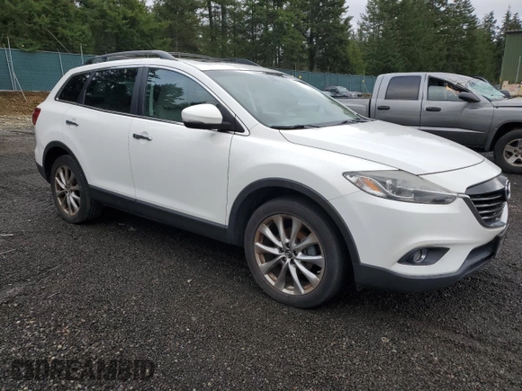 2014 Mazda CX-9 Grand Touring with VIN JM3TB3DV0E0437557, listed as a Copart auction lot 46899435 with 98,525 mi miles and Clean Title. Bid and sale history available at DreamBid. Image 4.