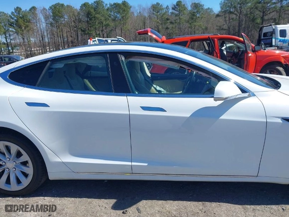 2017 Tesla Model S 100D with VIN 5YJSA1E23HF189813, listed as a IAAI auction lot 41767079 with 53,541 mi miles. Bid and sale history available at carsss.com. Image 13.