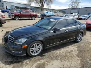 2014 Mercedes-Benz C-Class C 250 Sport with VIN WDDGF4HB9ER313888, listed as a Copart auction lot 48814895 with 159,815 mi miles and Salvage Title. Bid and sale history available at carsss.com. Image 1.