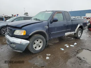 2003 Ford F-150 XL with VIN 2FTRX18W03CA55434, listed as a Copart auction lot 49577955 with 247,268 mi miles and Non Repairable. Bid and sale history available at carsss.com. Image 1.