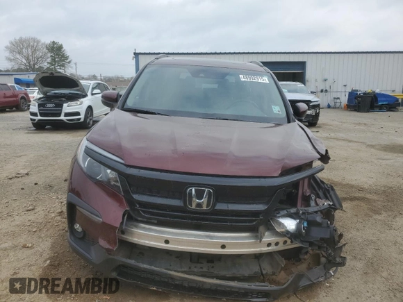 2022 Honda Pilot Special Edition with VIN 5FNYF6H27NB081159, listed as a Copart auction lot 48992915 with 48,812 mi miles and Salvage Title. Bid and sale history available at carsss.com. Image 5.