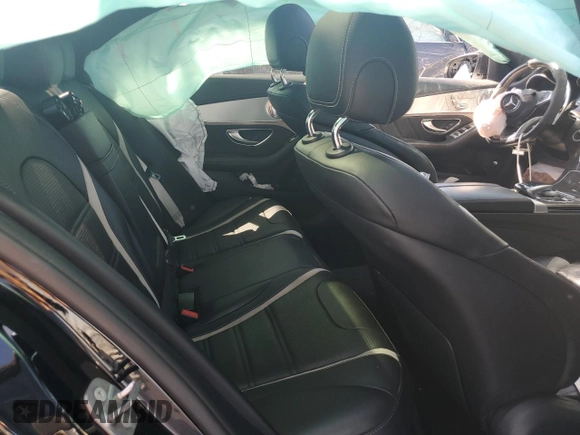 2017 Mercedes-Benz C 63 S AMG with VIN 55SWF8HB3HU186688, listed as a Copart auction lot 57299905 with 47,913 mi miles and Clean title. Bid and sale history available at DreamBid. Image 10.