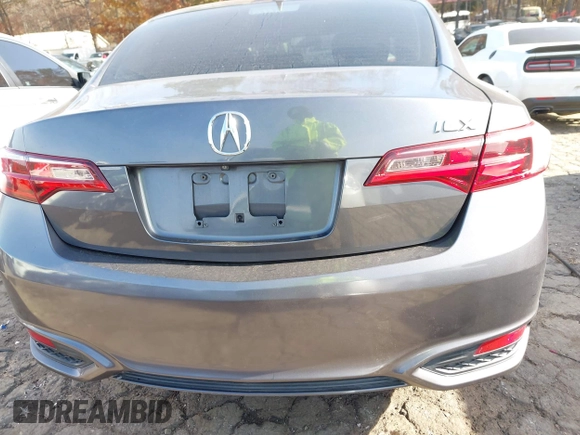 2017 Acura ILX w/Premium Pkg with VIN 19UDE2F77HA014004, listed as a IAAI auction lot 41012484 with 108,293 mi miles. Bid and sale history available at carsss.com. Image 16.