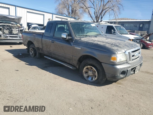 2009 Ford Ranger XLT with VIN 1FTZR45E69PA06141, listed as a Copart auction lot 43617815 with 102,986 mi miles and Salvage title. Bid and sale history available at DreamBid. Image 4.