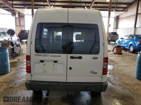 2013 Ford Transit Connect XL with VIN NM0LS6AN7DT144313, listed as a Copart auction lot 51639185 with 106,225 mi miles and Salvage title. Bid and sale history available at DreamBid. Image 6.